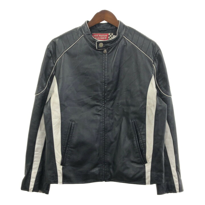 楽天市場】WILSONS LEATHER シングル ライダース レザージャケット 