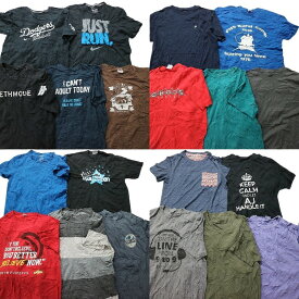 古着卸 まとめ売り カラーmix プリント 半袖Tシャツ 20枚セット (メンズ M /L ) ボディプリント ナイキ 無地 ナイキ プロチーム MT0559