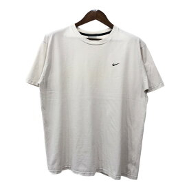 00年代 NIKE ナイキ 半袖Tシャツ スポーツ ワンポイント ホワイト (メンズ XL) 中古 古着 Q7266