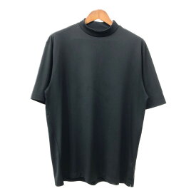 NIKE GOLF ナイキゴルフ モックネック 半袖Tシャツ ワンポイント ブラック (メンズ XL) 中古 古着 Q7325
