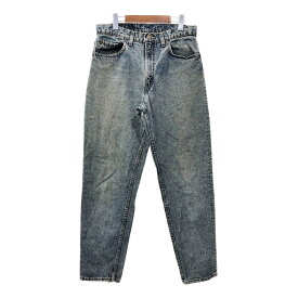 SALE///// 90年代 USA製 Levi's リーバイス 550 デニムパンツ ブルー (メンズ W33 L32) 中古 古着 Q7614