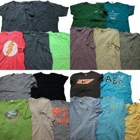 古着卸 まとめ売り カラーmix プリント 半袖Tシャツ 20枚セット (メンズ L ) マーベル ナイキ ボーダー MT1149