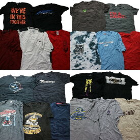 古着卸 まとめ売り カラーmix プリント 半袖Tシャツ 20枚セット (メンズ XL ) ナイキ　ディズニー　英字ロゴプリント MT1183