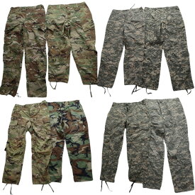 古着卸 まとめ売り フィールドパンツ 米軍実物 ミリタリー 8枚セット (メンズ L ) カモ柄MIX デジタルカモ 迷彩 マルチカム MT1818