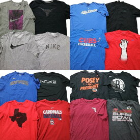 古着卸 まとめ売り ナイキ 半袖Tシャツ 16枚セット (メンズ XL /2XL ) カラー系 プロチーム NFL MT2084