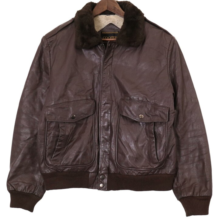 楽天市場】80年代 USA製 Cooper クーパー G1 フライト レザー  