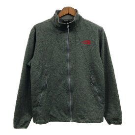 THE NORTH FACE ノースフェイス ソフトシェルジャケット アウトドア グレー (メンズ M) 中古 古着 Q8264