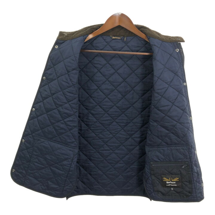 楽天市場】Barbour バブアー キルティングベスト ネイビー (メンズ XL 