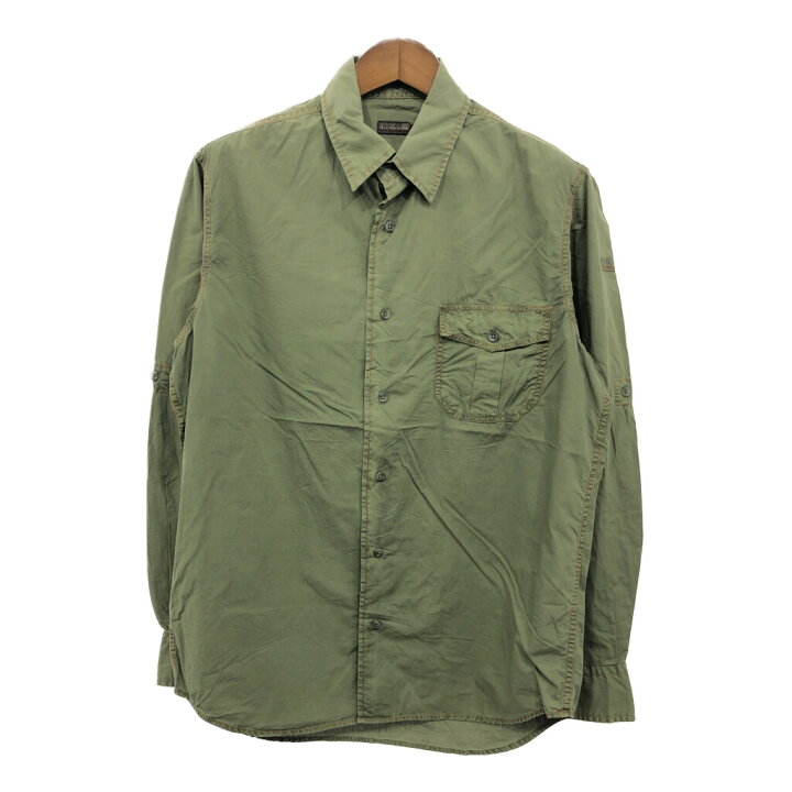 楽天市場】NAPAPIJRI ナパピリ 長袖シャツ グリーン (メンズ XL) 中古 