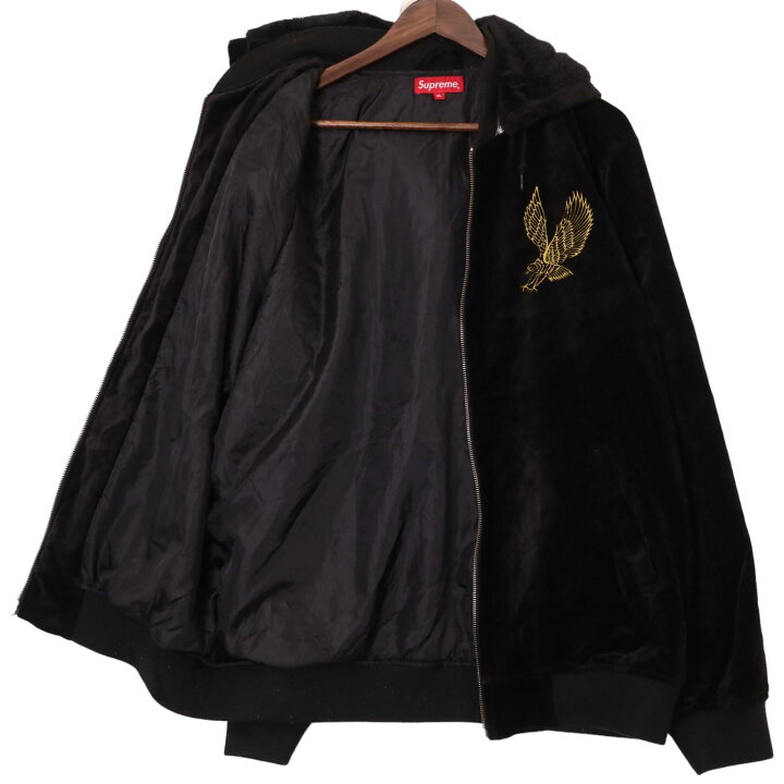 楽天市場】Supreme シュプリーム 14AW Velvet Hooded Bomber 