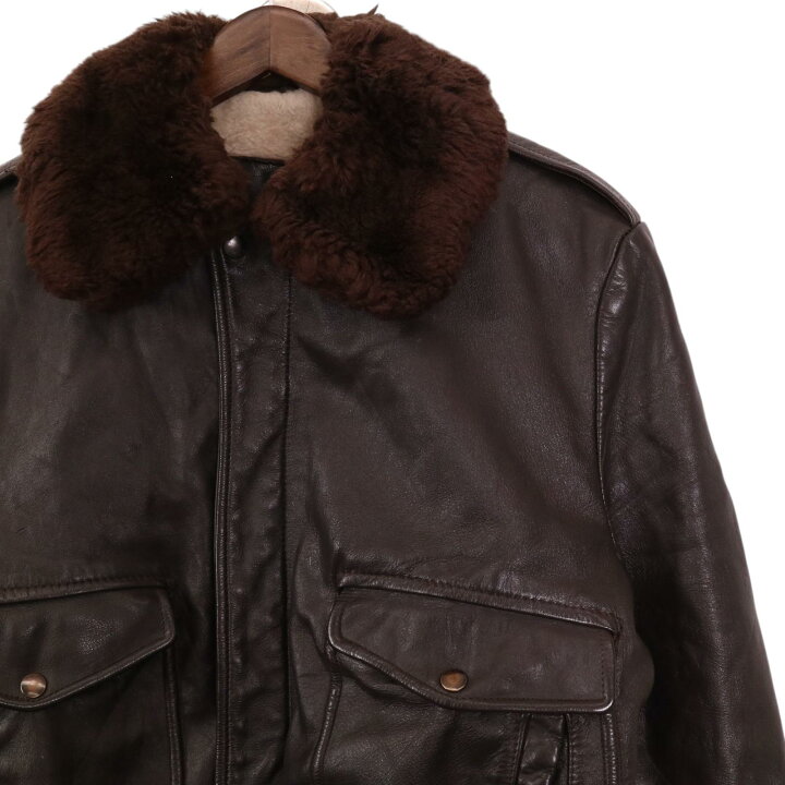 楽天市場】80年代 G-1 フライトジャケット ミリタリー ブラウン  