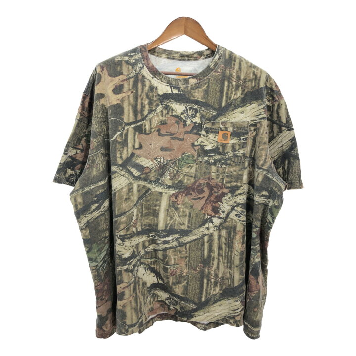 楽天市場】Carhartt カーハート リアルツリーカモ 半袖Tシャツ 大きい  
