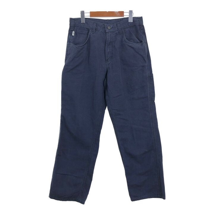 楽天市場】Carhartt FR カーハート ワーク パンツ ネイビー (メンズ 