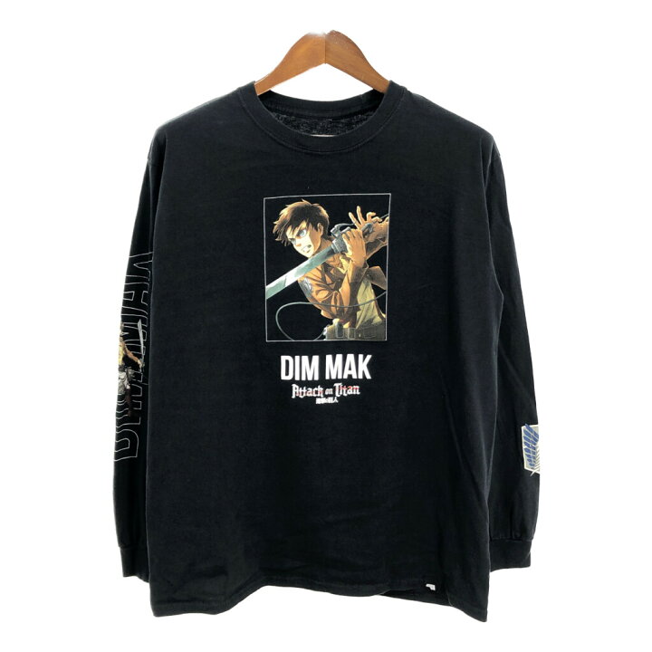 楽天市場】USA製 Attack on Titan 進撃の巨人 長袖Tシャツ 袖プリント 