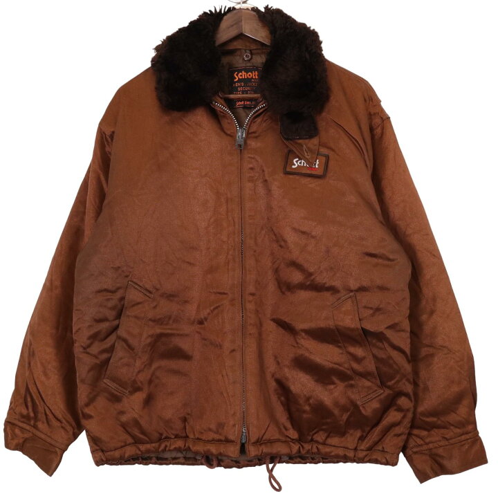 楽天市場】90年代 Schott ショット セキュリティージャケット ブラウン