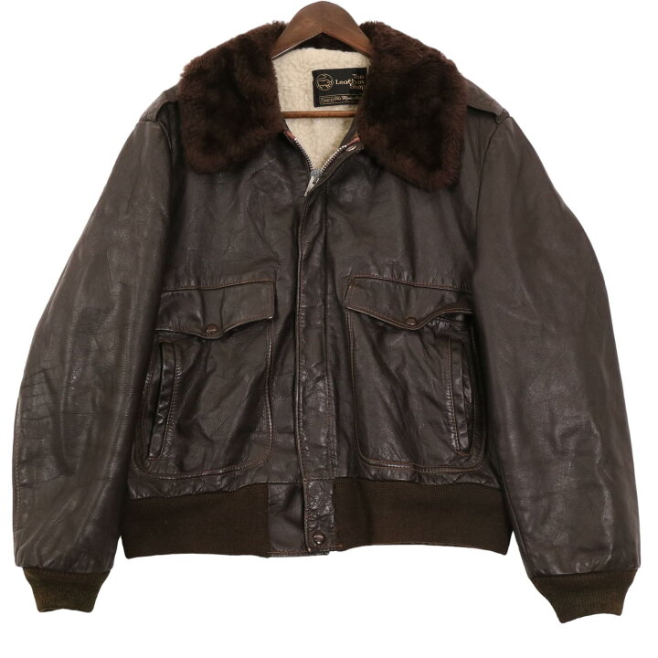 楽天市場】90年代 The Leather shop G-1 フライトジャケット レザー  