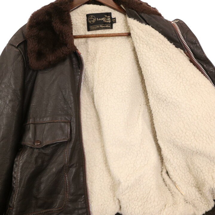 楽天市場】90年代 The Leather shop G-1 フライトジャケット レザー  