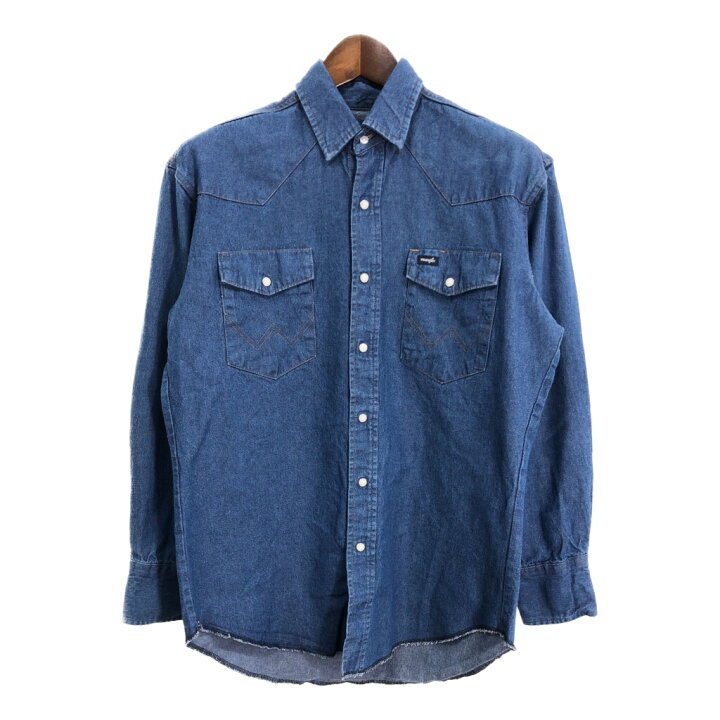 楽天市場】80-90年代 Wrangler ラングラー デニム ウエスタン 長袖  