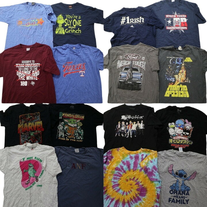 楽天市場】古着卸 まとめ売り 半袖Tシャツ 16枚セット (メンズ L 