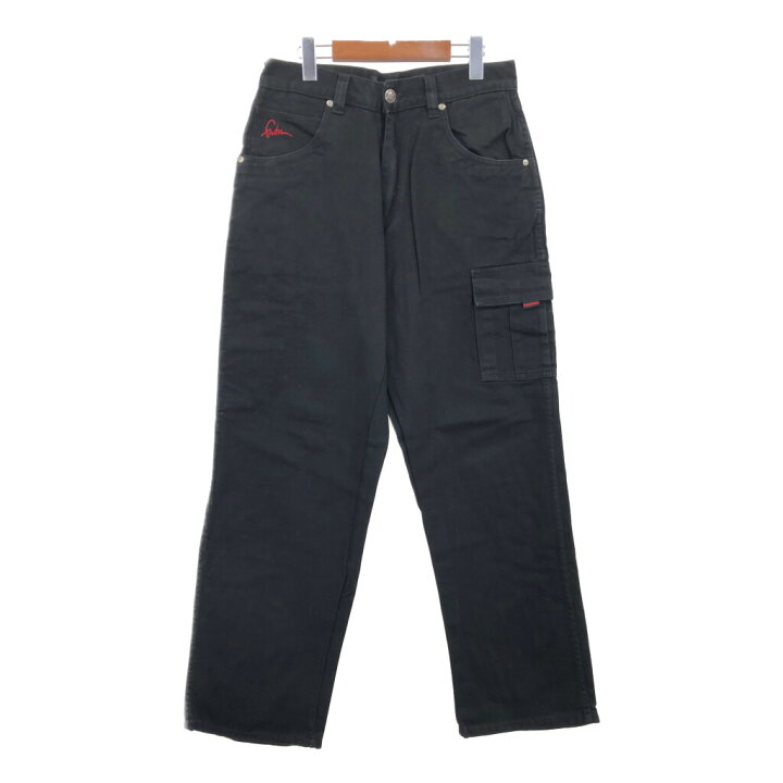 楽天市場】FUBU フブ デニム カーゴパンツ ブラック (メンズ W32 L34  