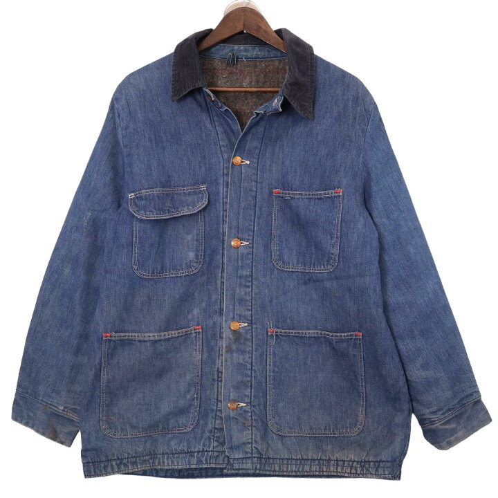 楽天市場】70年代 Wrangler ラングラー デニムカバーオール ブルーベル 