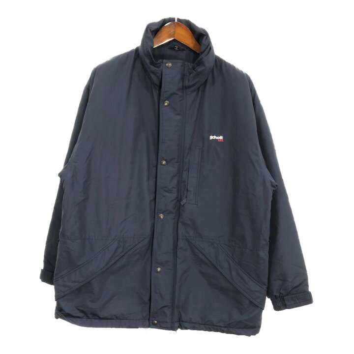 楽天市場】Schott ショット ナイロンジャケット ネイビー (メンズ XL 