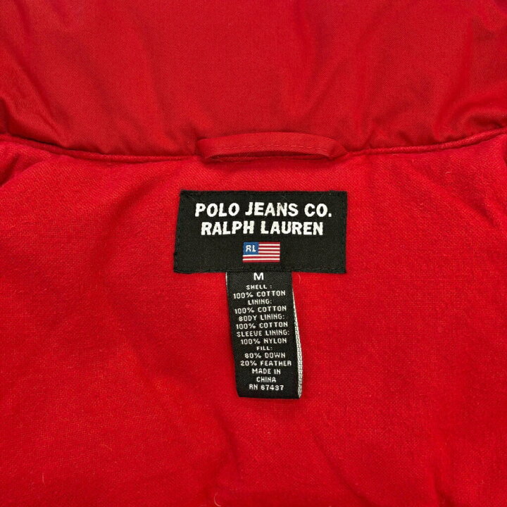 楽天市場】90年代 POLO JEANS ポロジーンズ ダウンジャケット ラルフ 