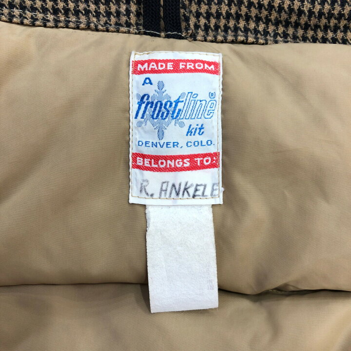楽天市場】70年代 Frost line フロストライン ダウンジャケット 