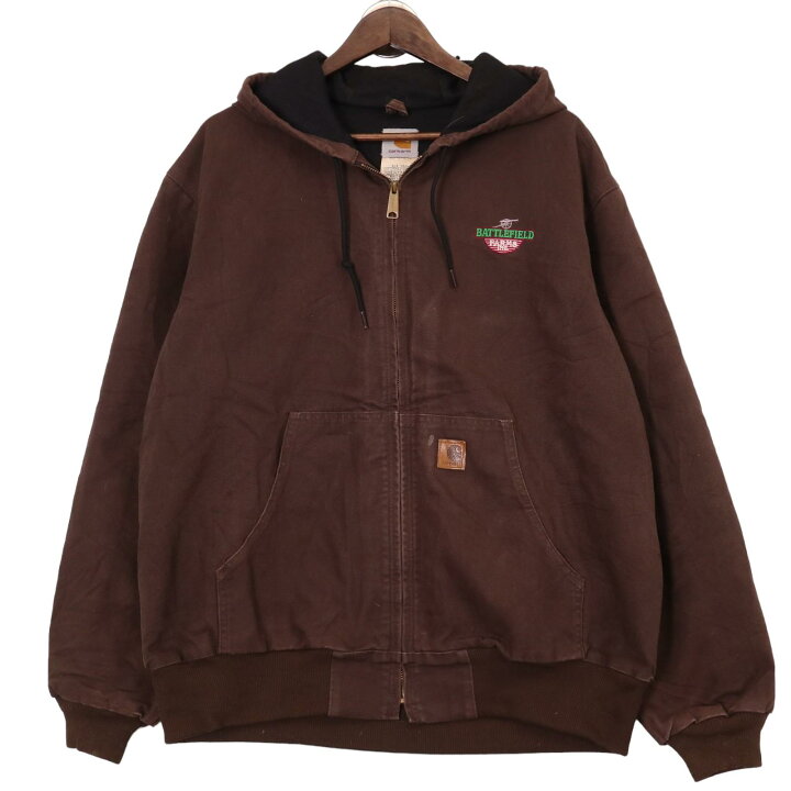 楽天市場】00年代 Carhartt カーハート アクティブジャケット 企業ロゴ  