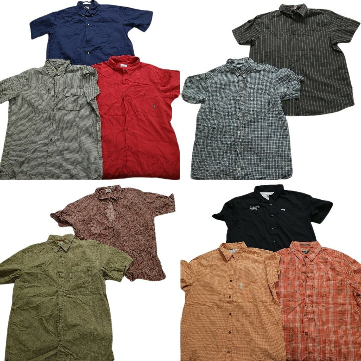 楽天市場】古着卸 まとめ売り アウトドアブランドMIX 半袖シャツ 10枚  