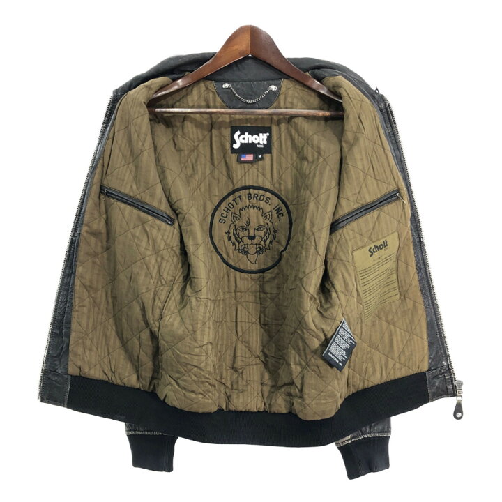 楽天市場】USA製 Schott ショット レザージャケット ブラック (メンズ  