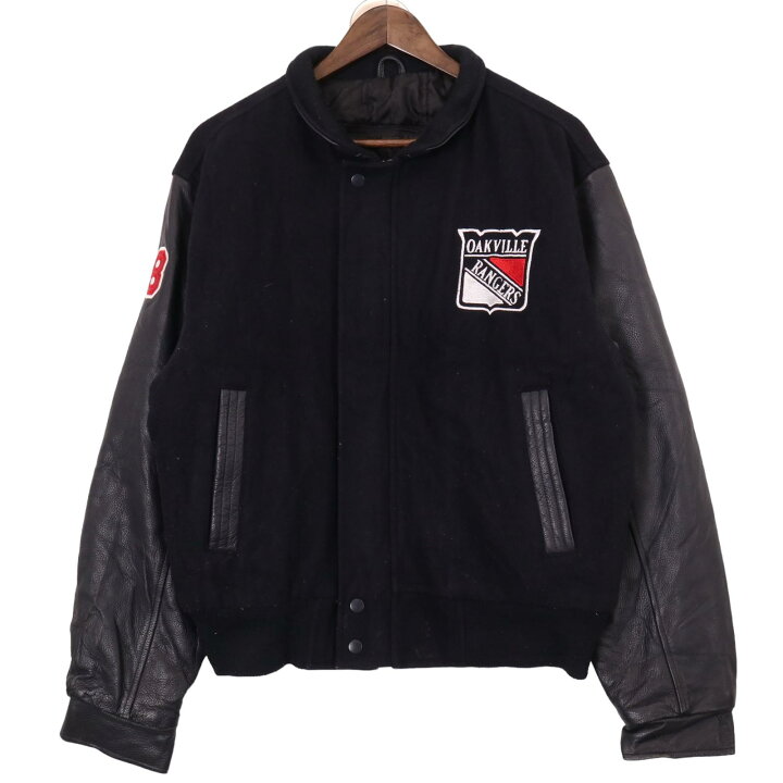 楽天市場】90年代 CANADA SPORTSWEAR レザー切替スタジアムジャケット 