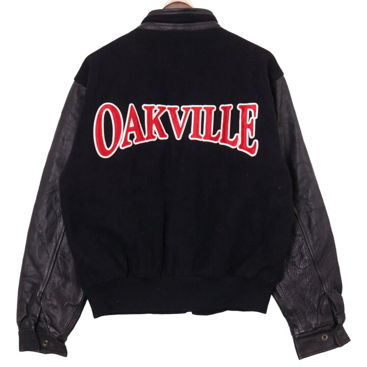 楽天市場】90年代 CANADA SPORTSWEAR レザー切替スタジアムジャケット 