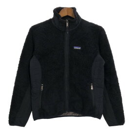 00年代 patagonia パタゴニア Retro-X レトロX フリースジャケット アウトドア ブラック (レディース L) 中古 古着 R8476