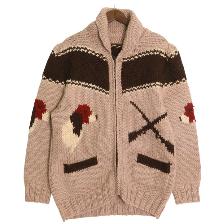 楽天市場】90年代 ハンティング柄 カウチンニットセーター  