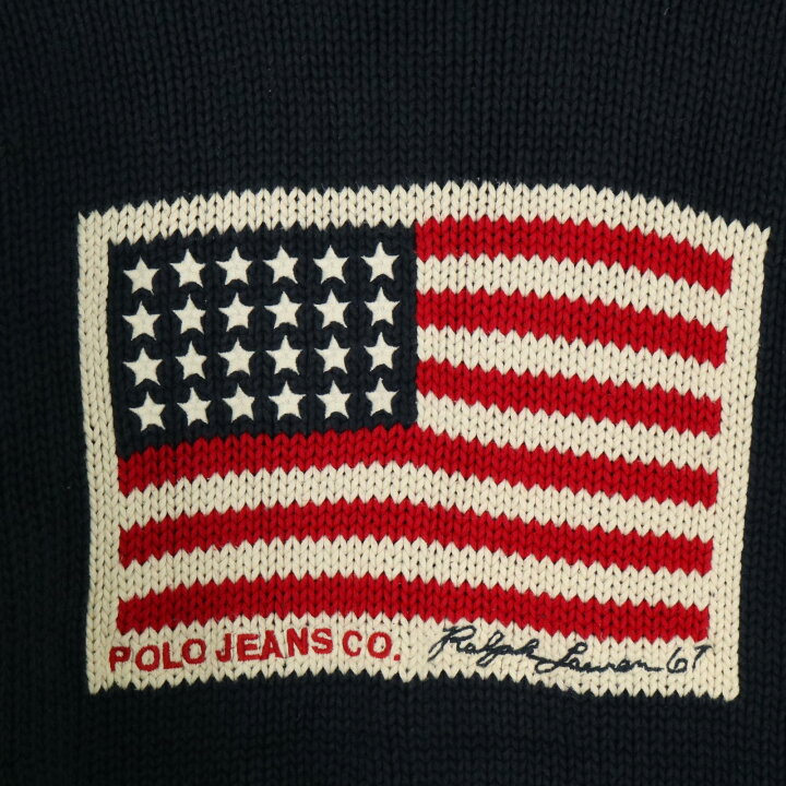 楽天市場】00年代 POLO JEANS ポロジーンズ コットン ニット セーター 