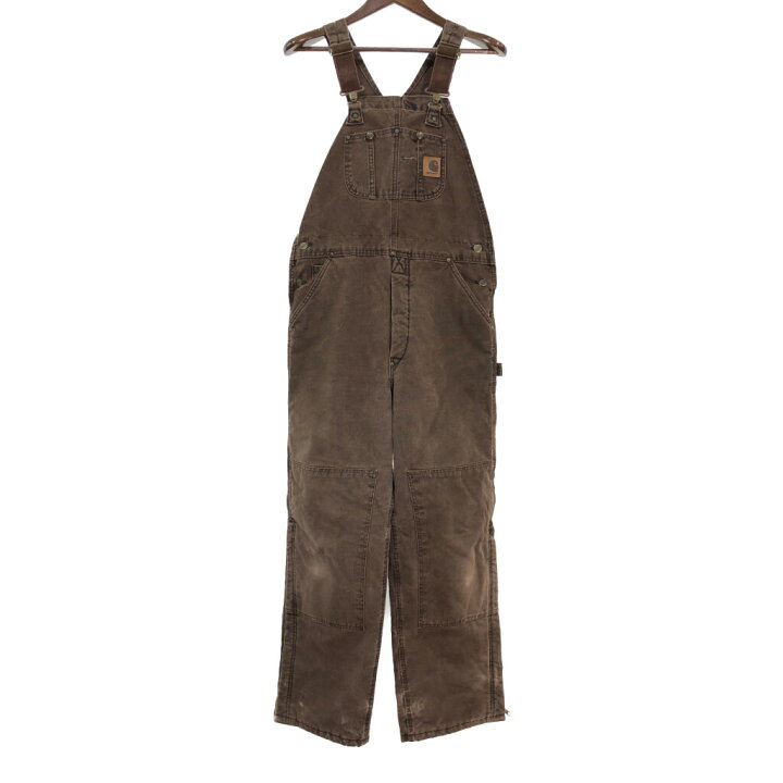 楽天市場】USA製 Carhartt カーハート オーバーオール ブラウン  