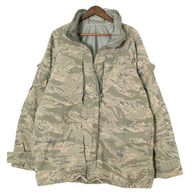 00年代 米軍実物 U.S.AIRFORCE APECS GORETEX パーカージャケット ミリタリー ABUカモ (メンズ X-LARGE REGULAR) 中古 古着 A1562