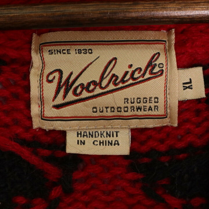 楽天市場】WOOLRICH ウールリッチ ハンドニット ショールカラー ウール 