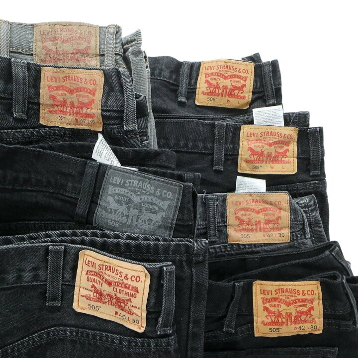 楽天市場】古着卸 まとめ売り リーバイス 505 ブラックデニム パンツ 8  