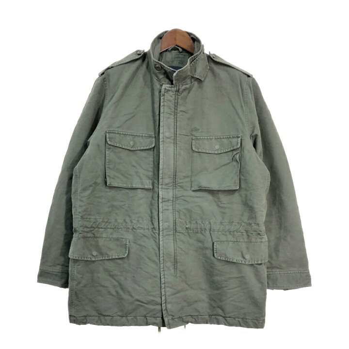 楽天市場】LACOSTE ラコステ フィールドジャケット ミリタリー グレー 