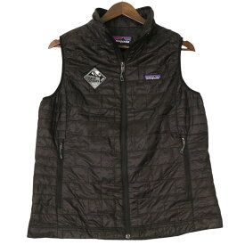 patagonia パタゴニア ベスト アウター PRIMALOFT ベスト アウトドア ブラック (レディース L) 中古 古着 A1816