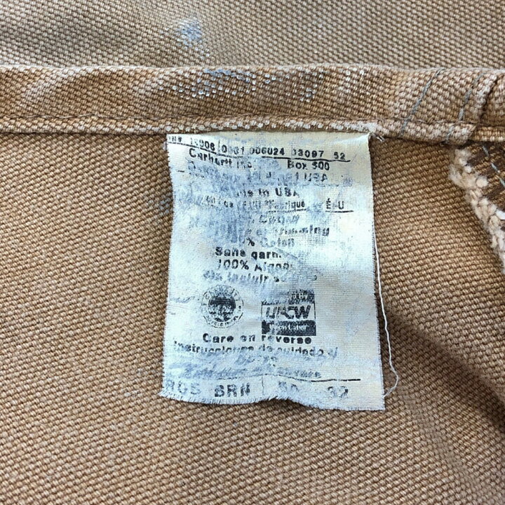 楽天市場】Carhartt カーハート オーバーオール ブラウン (メンズ  