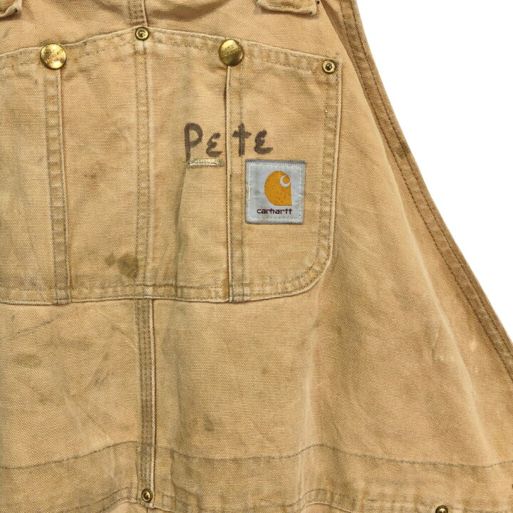 楽天市場】Carhartt カーハート オーバーオール ブラウン (メンズ  