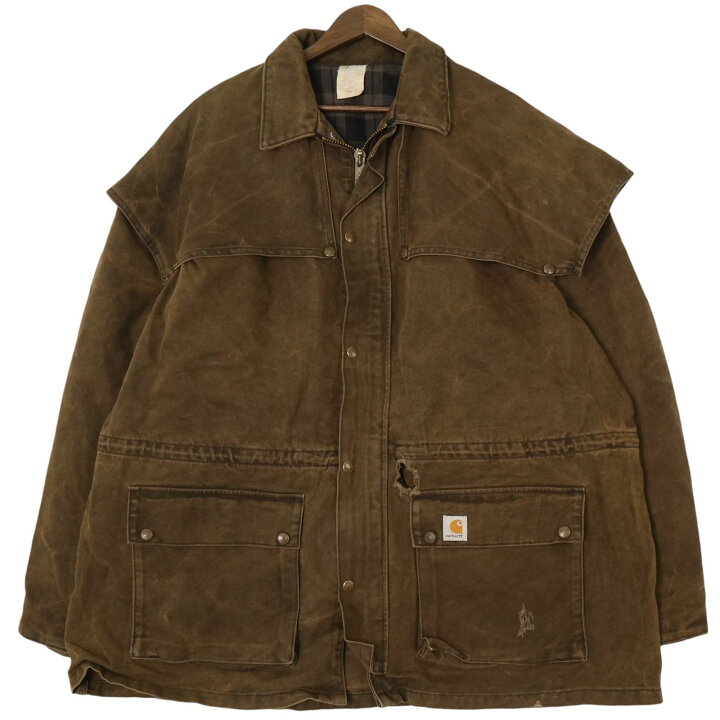 楽天市場】80年代 USA製 Carhartt カーハート アンブレラ ケープダック 