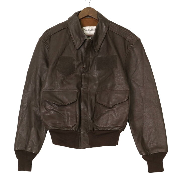楽天市場】90年代 USA製 SADDLERY A-2 レザーフライトジャケット 