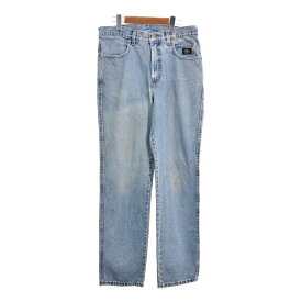 USA製 HARLEY DAVIDSON ハーレーダビッドソン デニムパンツ バイクウェア ブルー (メンズ W33 L32) 中古 古着 S3199