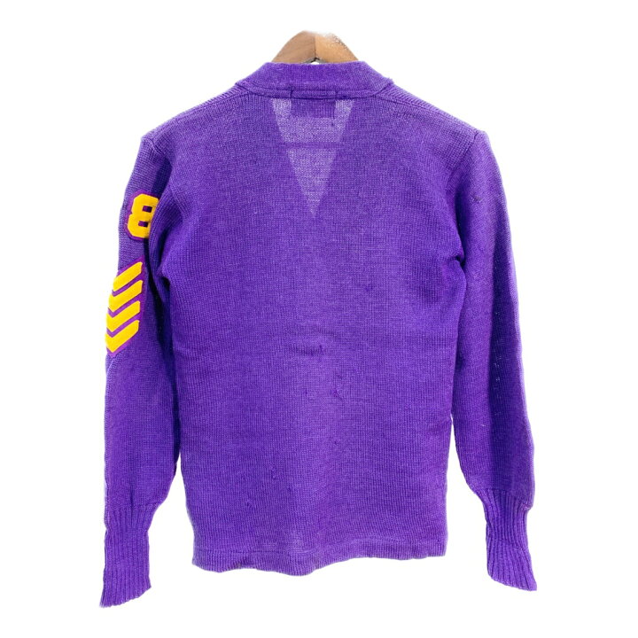 楽天市場】60年代 milwaukee knit レタードニット ウール カーディガン 
