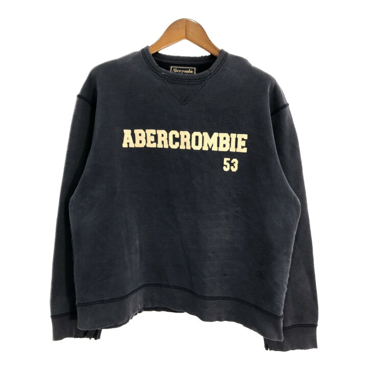 Abercrombie & Fitchアバクロ】ネイビースウェット トレーナー 