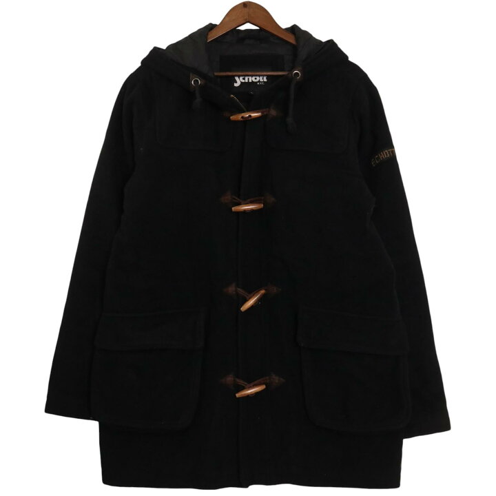 楽天市場】Schott ショット ウール ダッフルコート ブラック (メンズ L 
